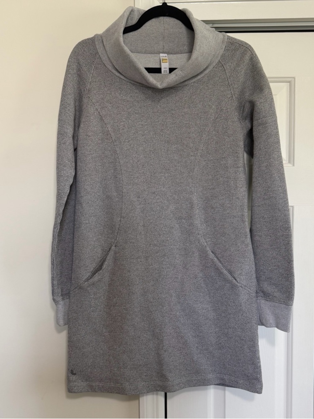 Lole Cowlneck Gray Long Sleeve Dress Tunic Size Medium